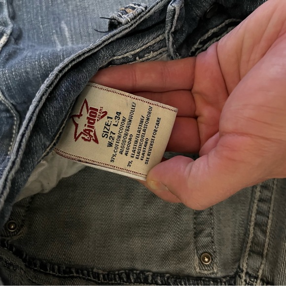 LA Idol floral bling boot cut jeans 🌸 - Picture 5 of 5